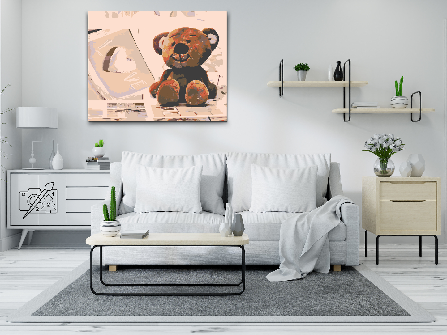 Paint by Numbers - Teddy Bear 2