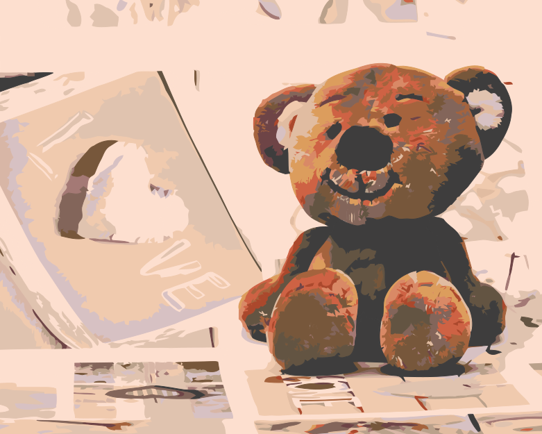Paint by Numbers - Teddy Bear 2