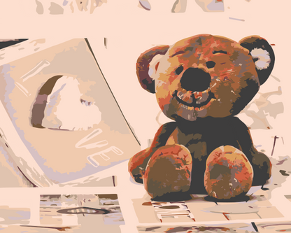 Paint by Numbers - Teddy Bear 2