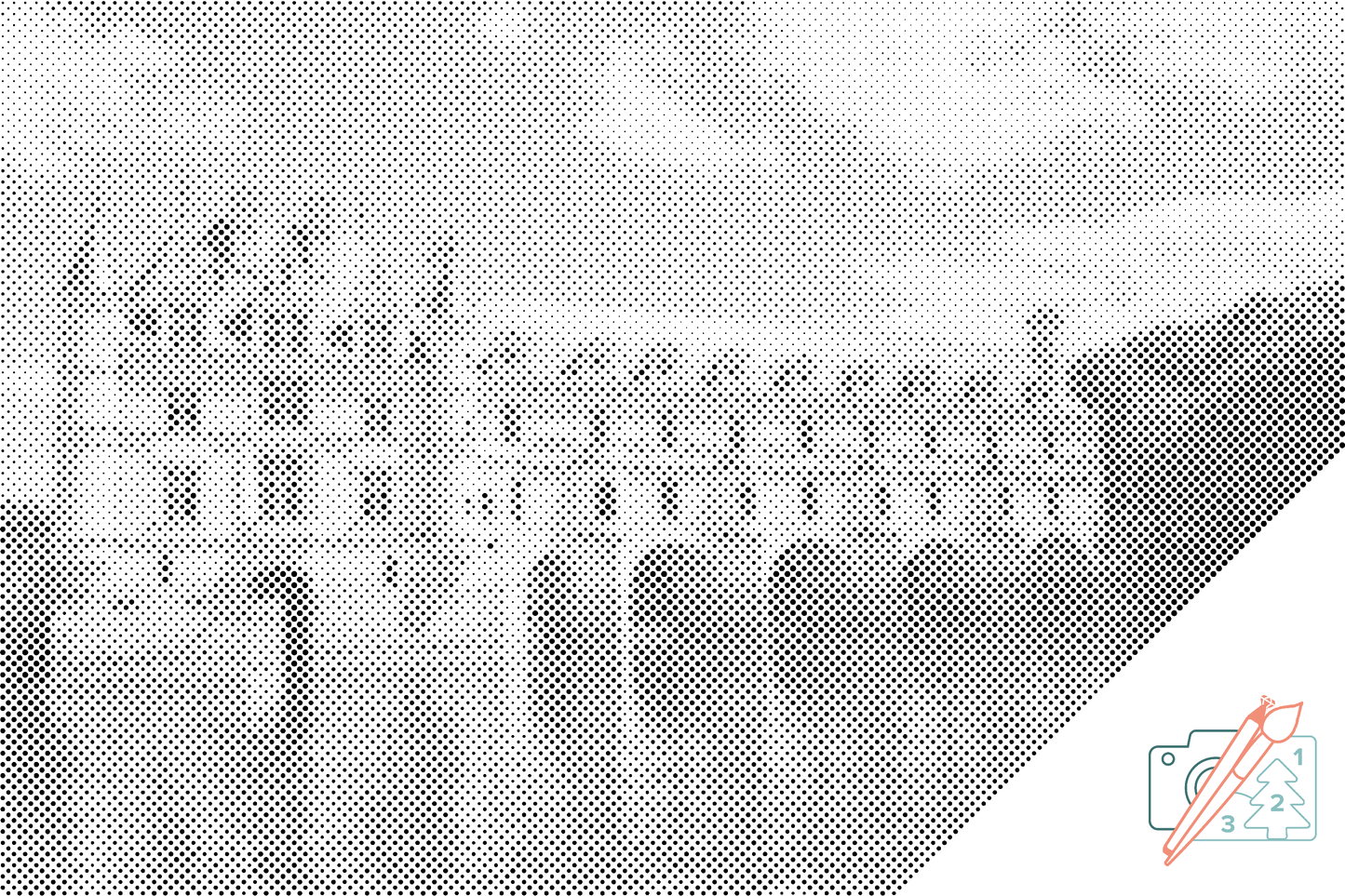 Mal-med-prikker -  Chenonceau