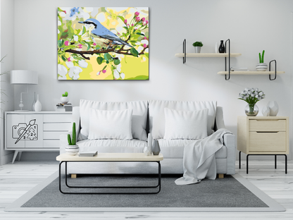Paint by Numbers - Forårsfugl
