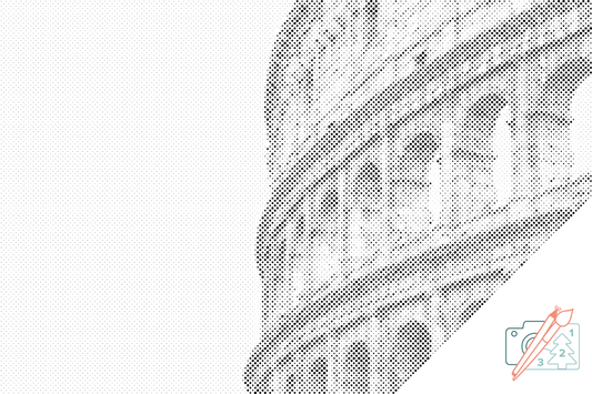 Mal-med-prikker -  Rom - Colosseum 2