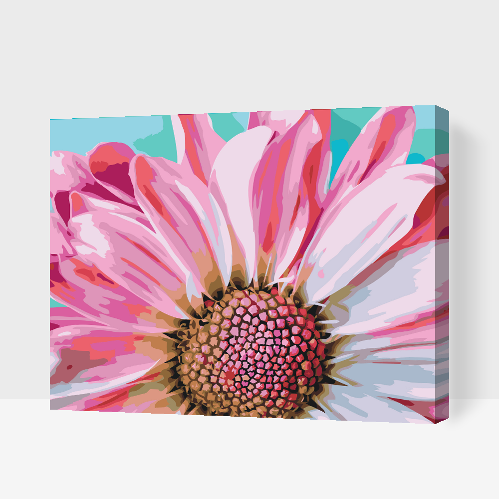 Paint by Numbers - Blid lyserød blomst