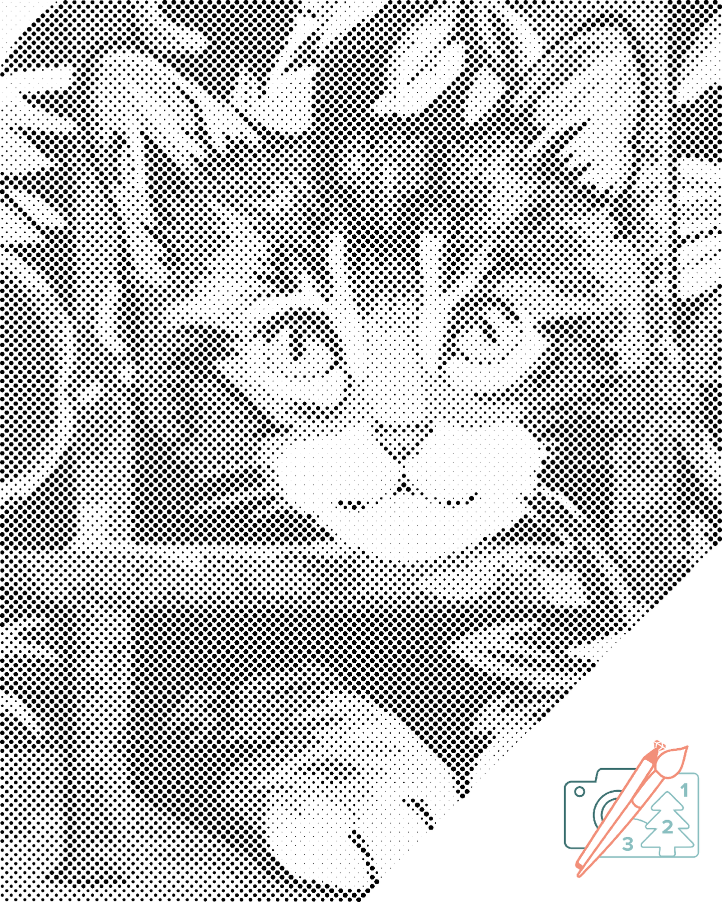 Mal-med-prikker -  Kitty