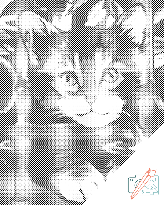Mal-med-prikker -  Kitty