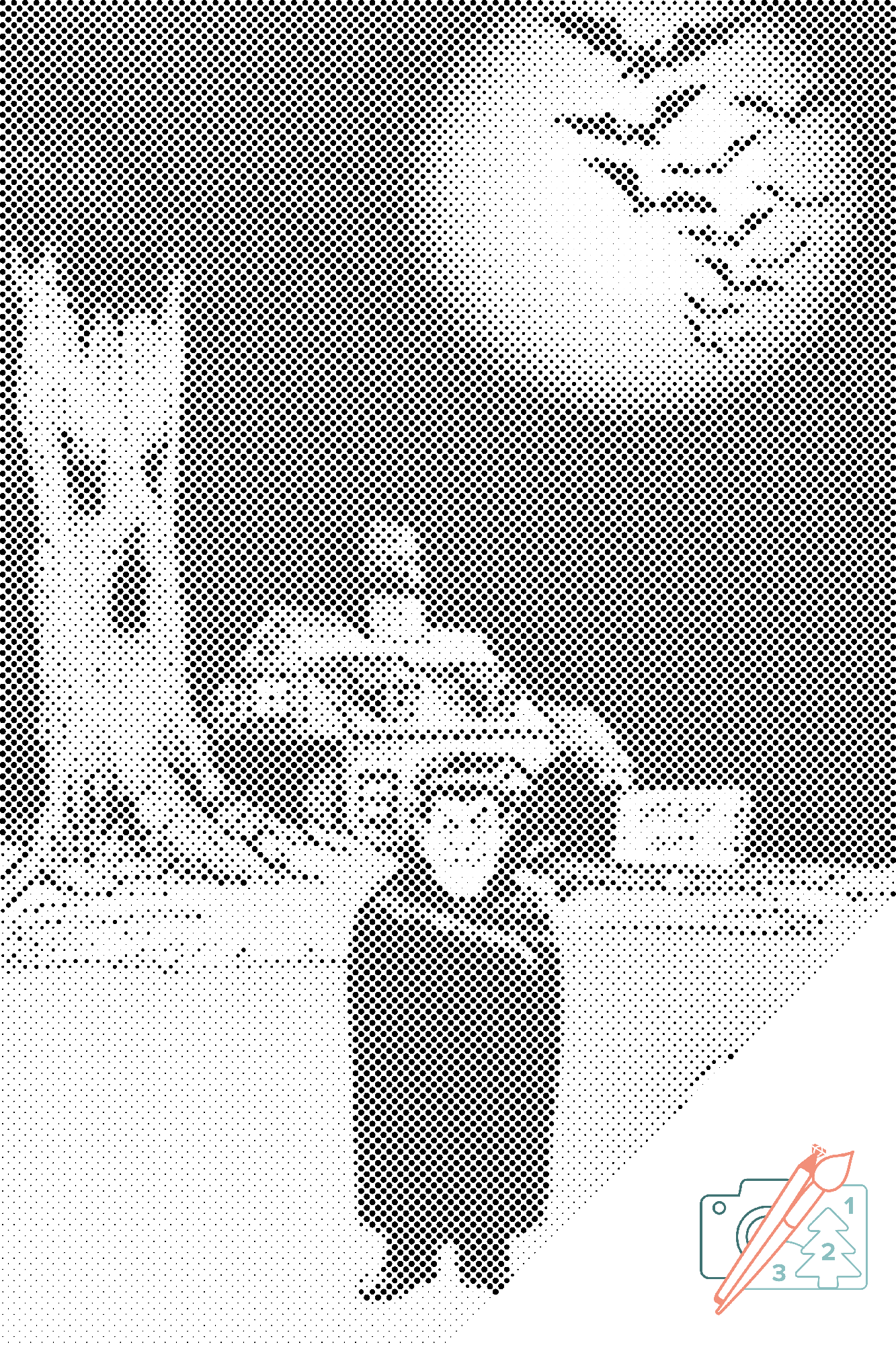 Mal-med-prikker -  Dracula