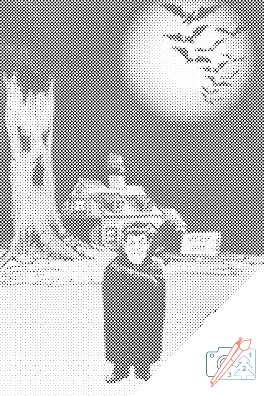 Mal-med-prikker -  Dracula
