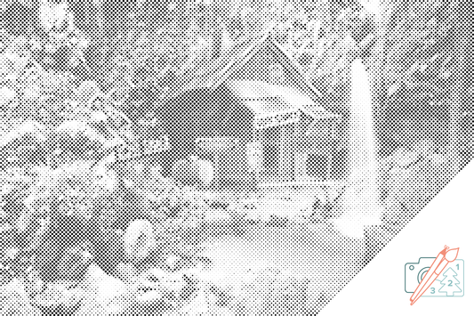 Mal-med-prikker -  Love Cottage