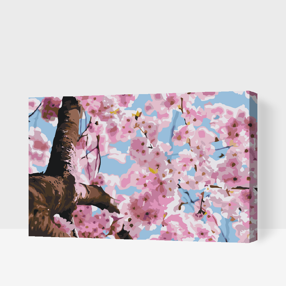 Paint by Numbers - Blomstrende Træ