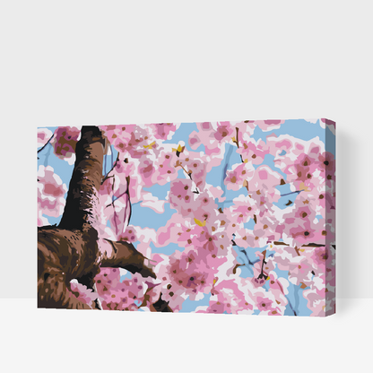 Paint by Numbers - Blomstrende Træ