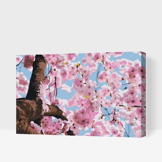 Paint by Numbers - Blomstrende Træ