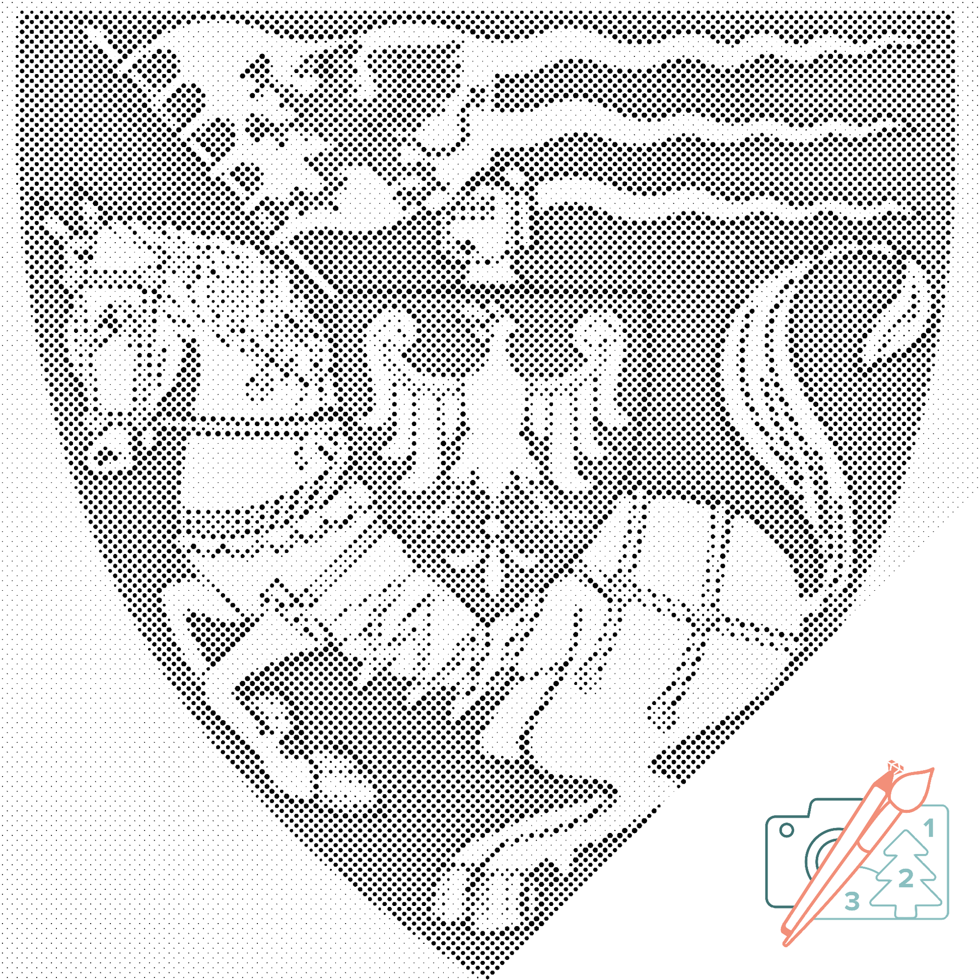 Mal-med-prikker -  Våbenskjold, Koszalin, Polen