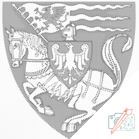 Mal-med-prikker -  Våbenskjold, Koszalin, Polen