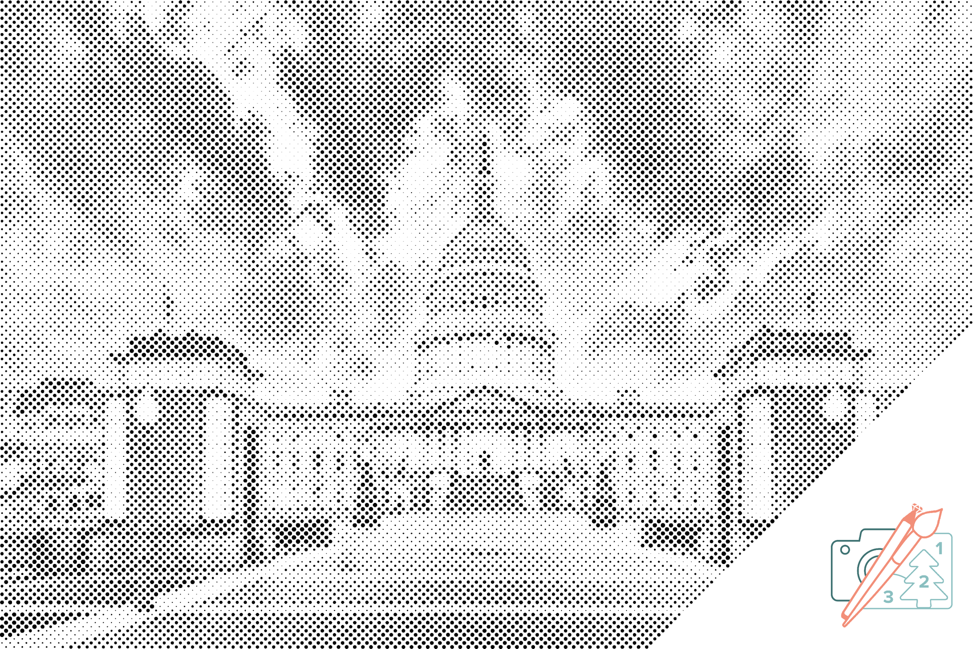 Mal-med-prikker -  Washington DC - Capitol