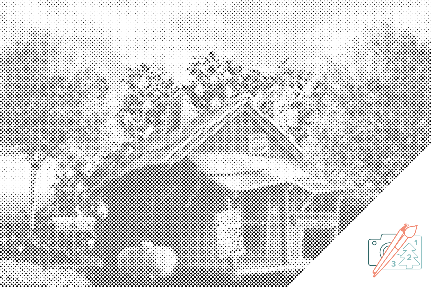 Mal-med-prikker -  Love Cottage 2