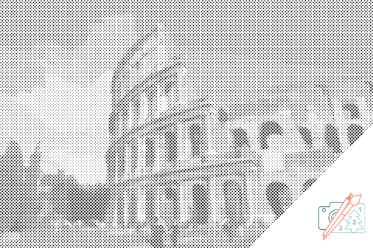 Mal-med-prikker -  Colosseum 2