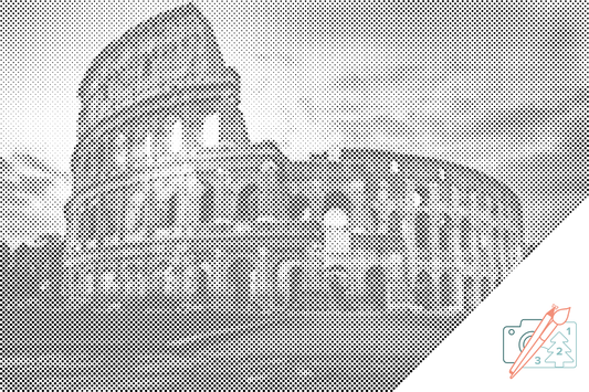 Mal-med-prikker -  Colosseum