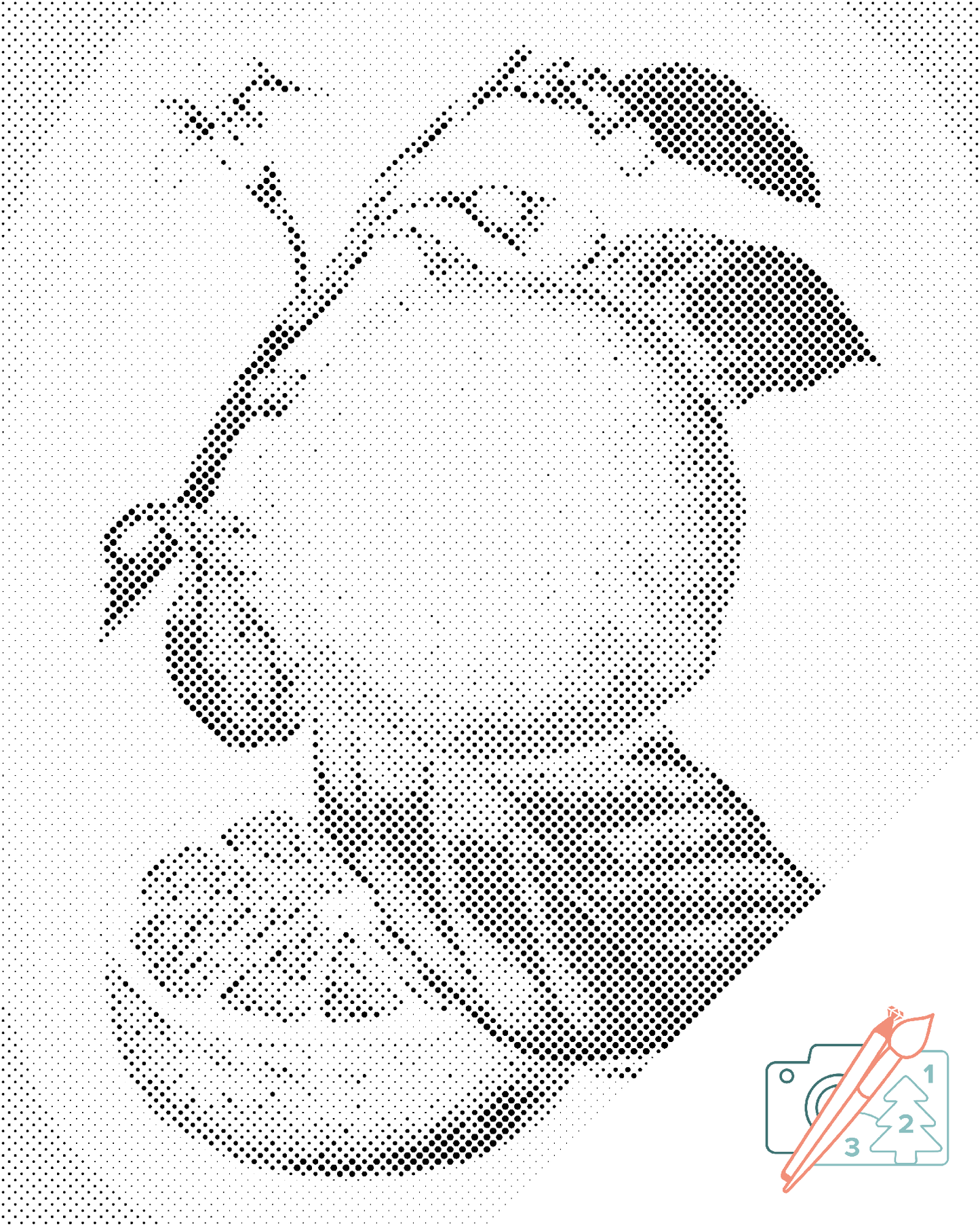 Mal-med-prikker -  Frisk citron