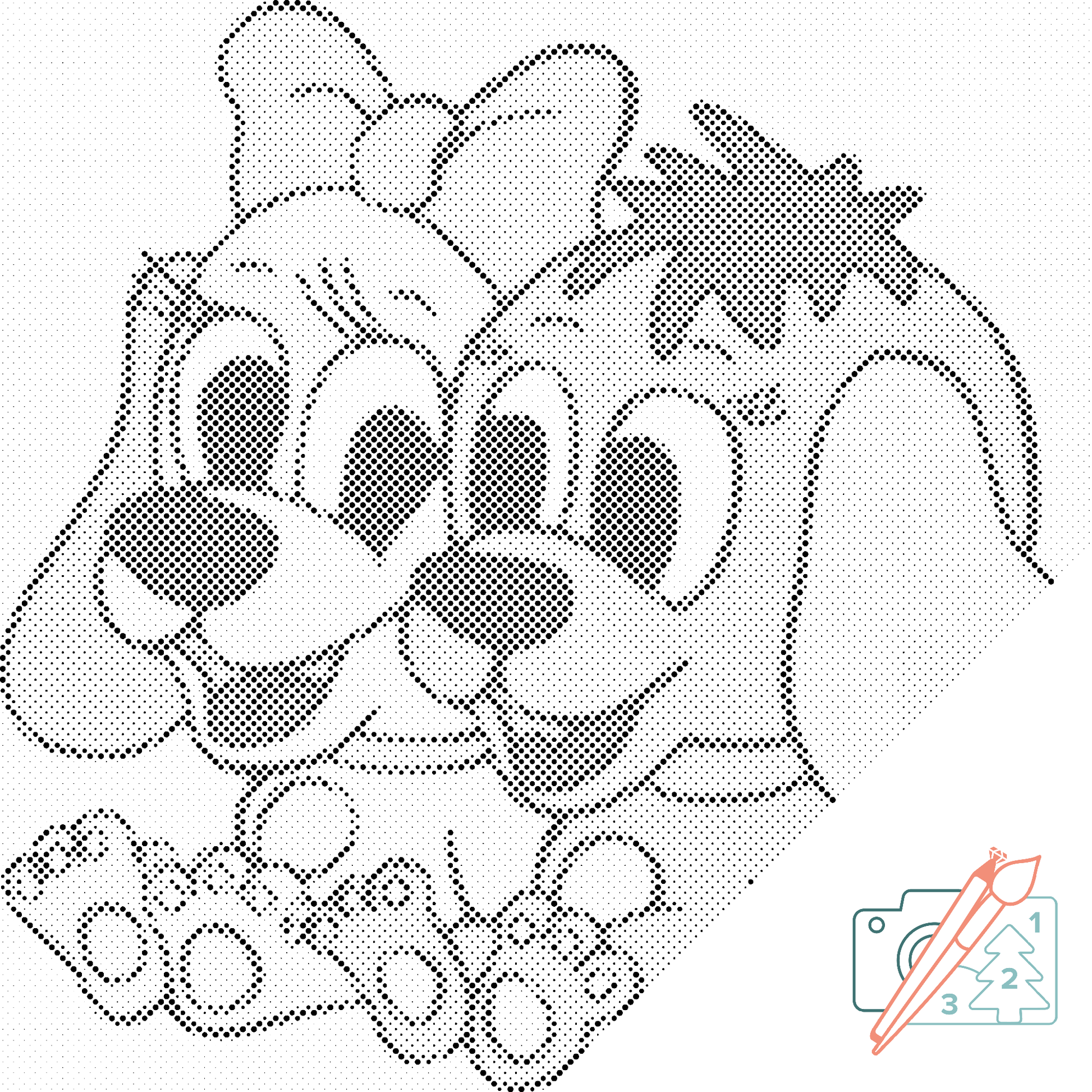 Mal-med-prikker -  Dog Joy