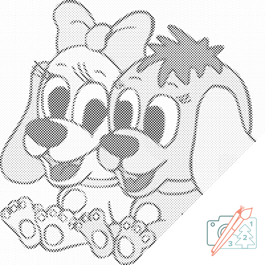 Mal-med-prikker -  Dog Joy