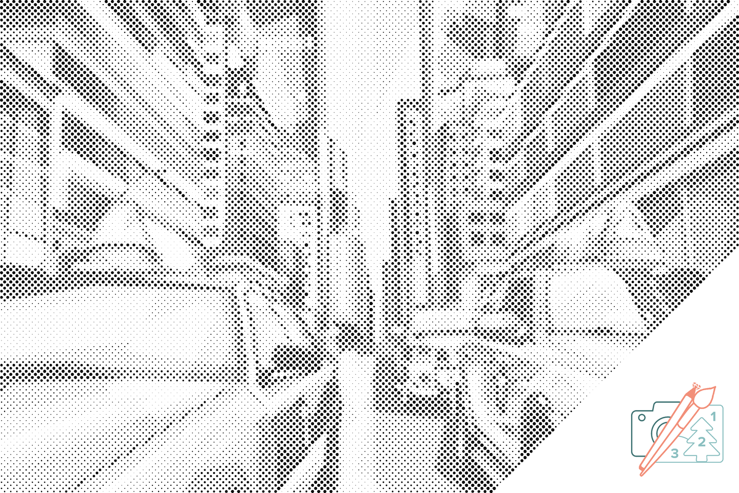 Mal-med-prikker -  Vector City 2