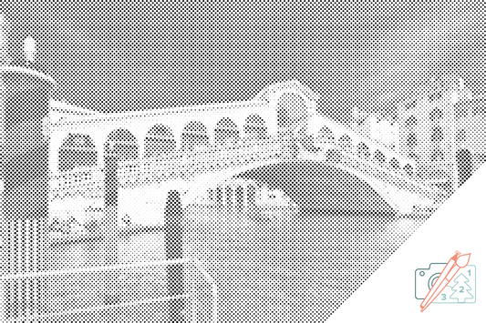Mal-med-prikker -  Ponte de Rialte 1