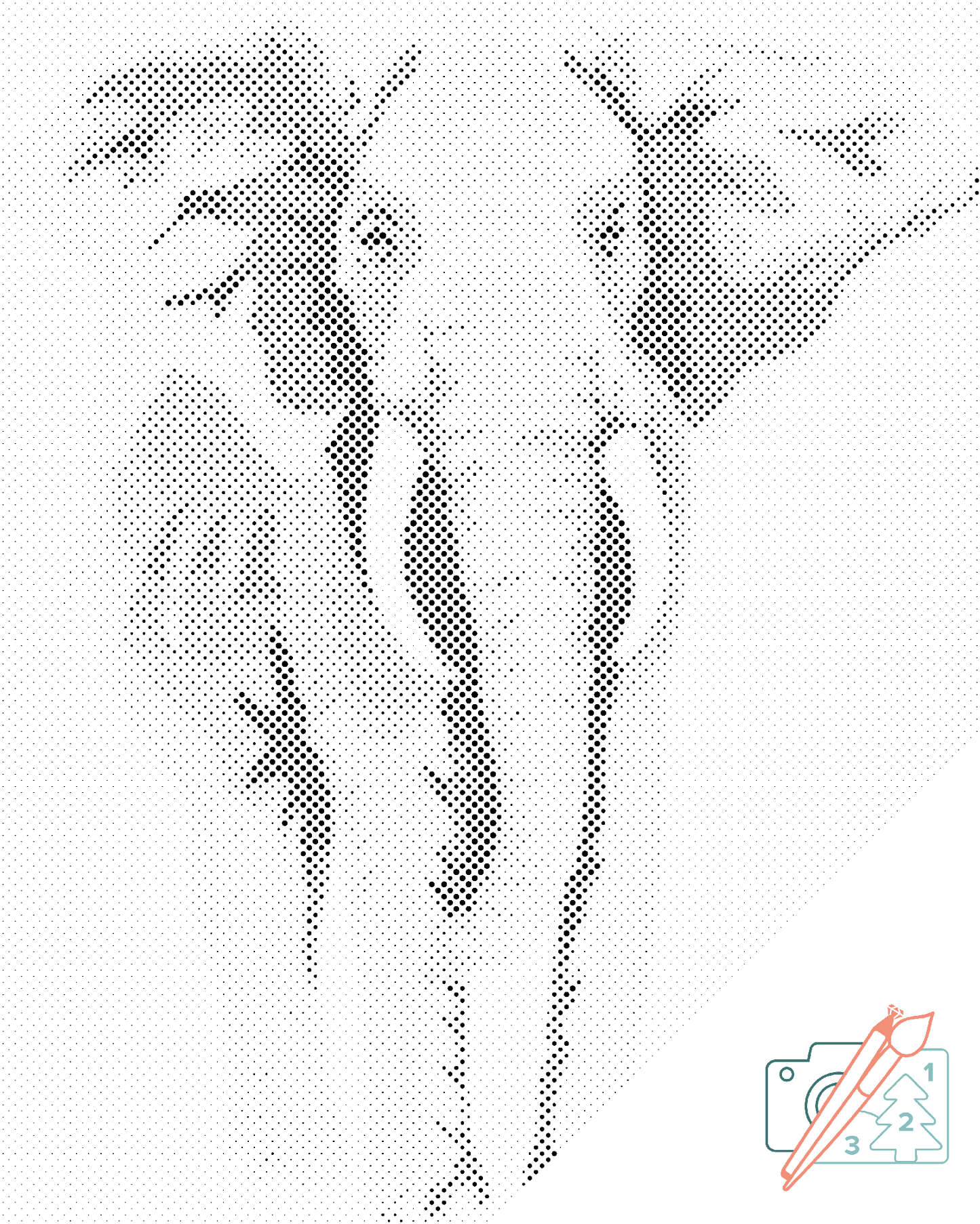 Mal-med-prikker -  Pink Elephant