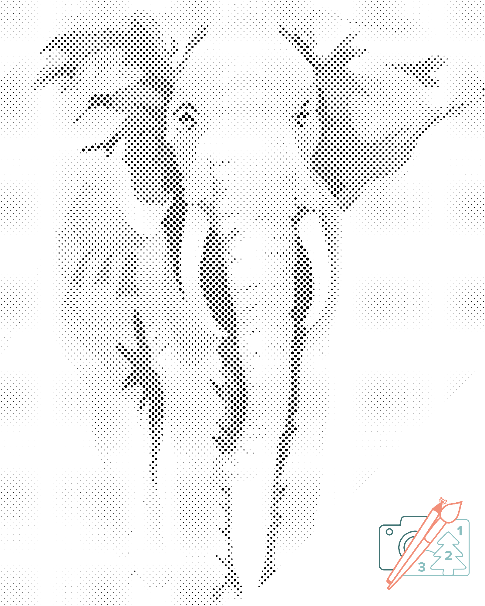 Mal-med-prikker -  Pink Elephant