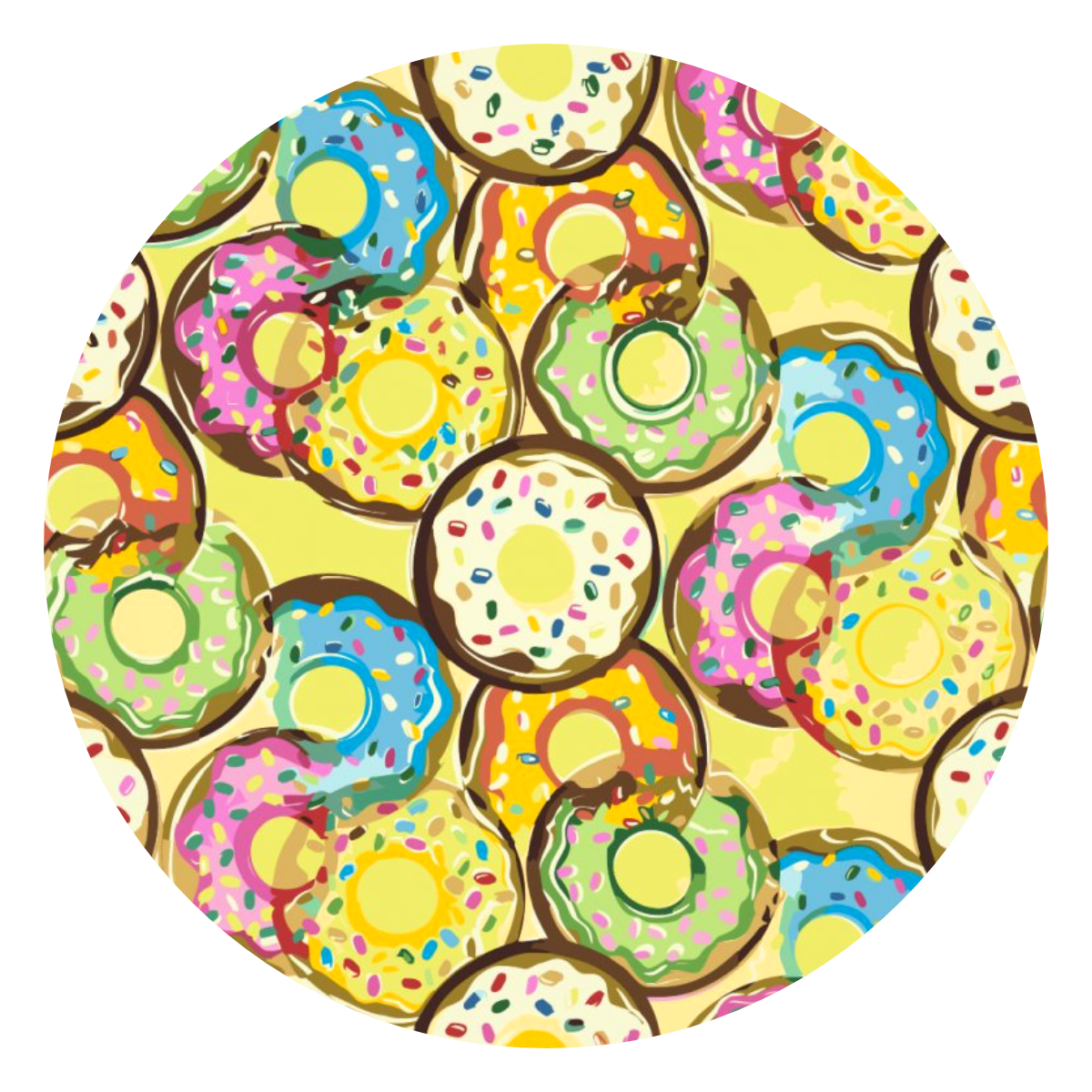 Paint by Numbers - Donuts