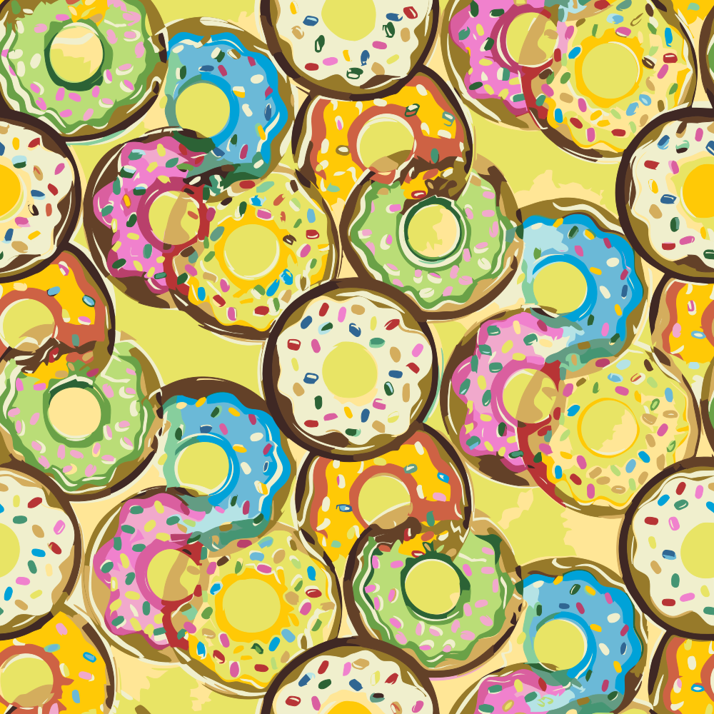 Paint by Numbers - Donuts