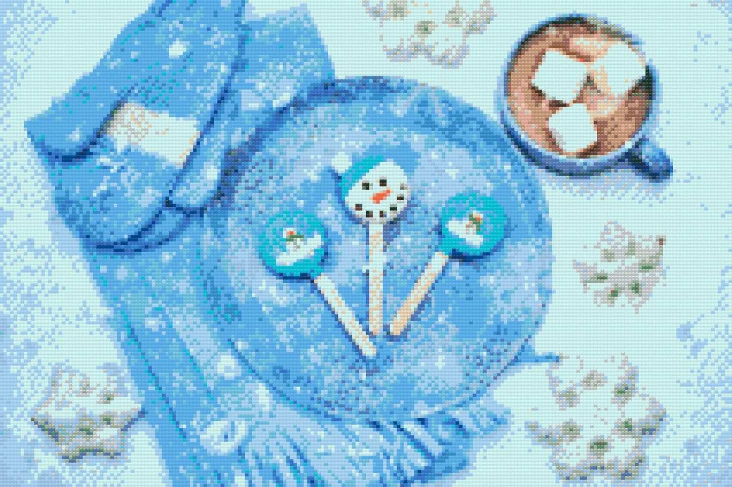 Diamond Painting - Julebaggrund 3
