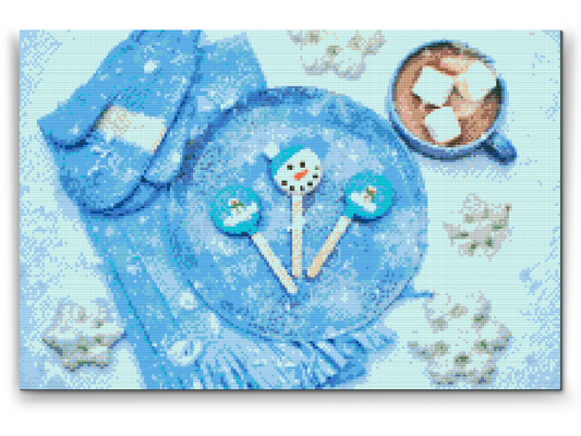Diamond Painting - Julebaggrund 3