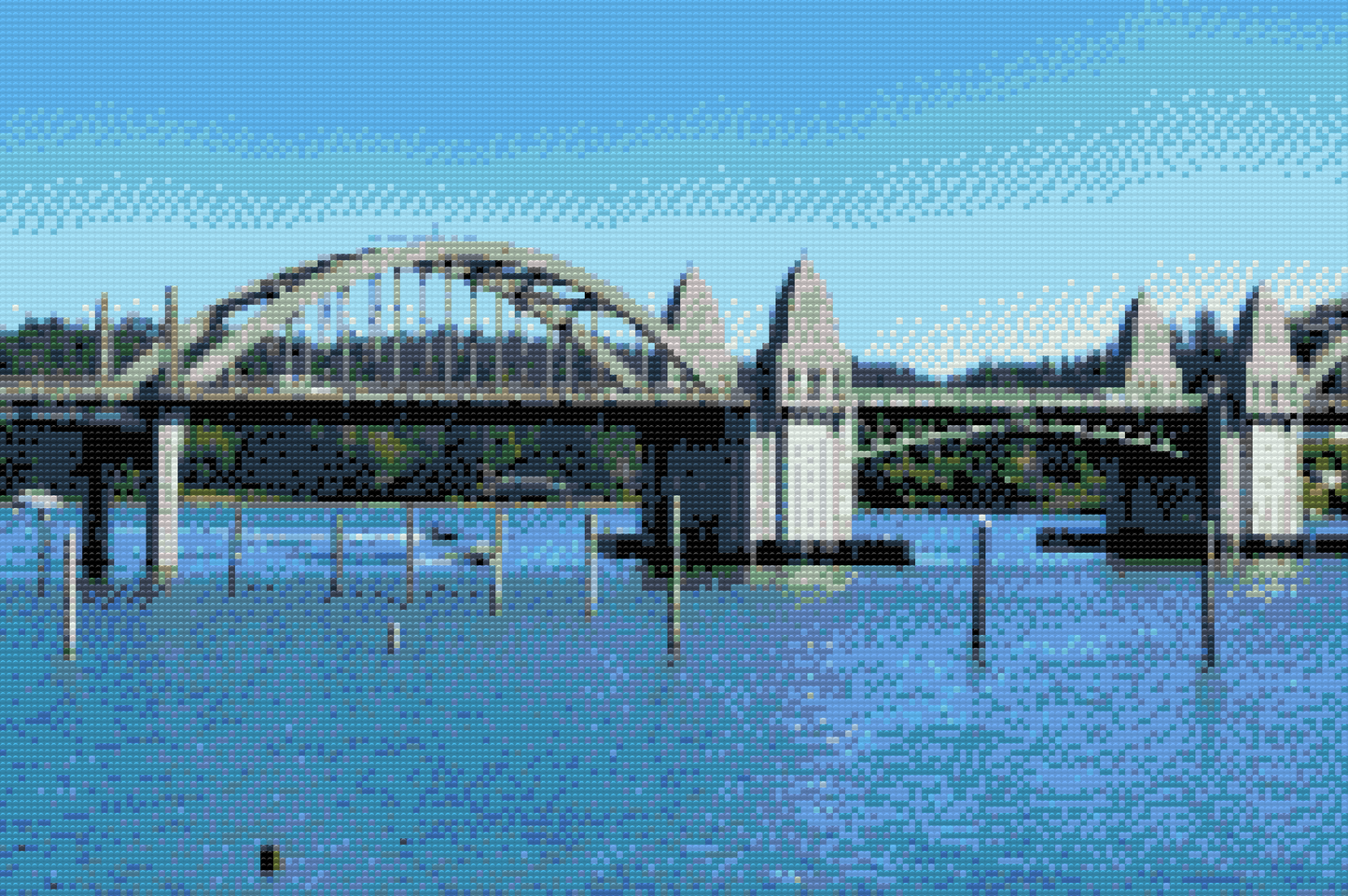 Diamond Painting - Siuslaw-flodbroen