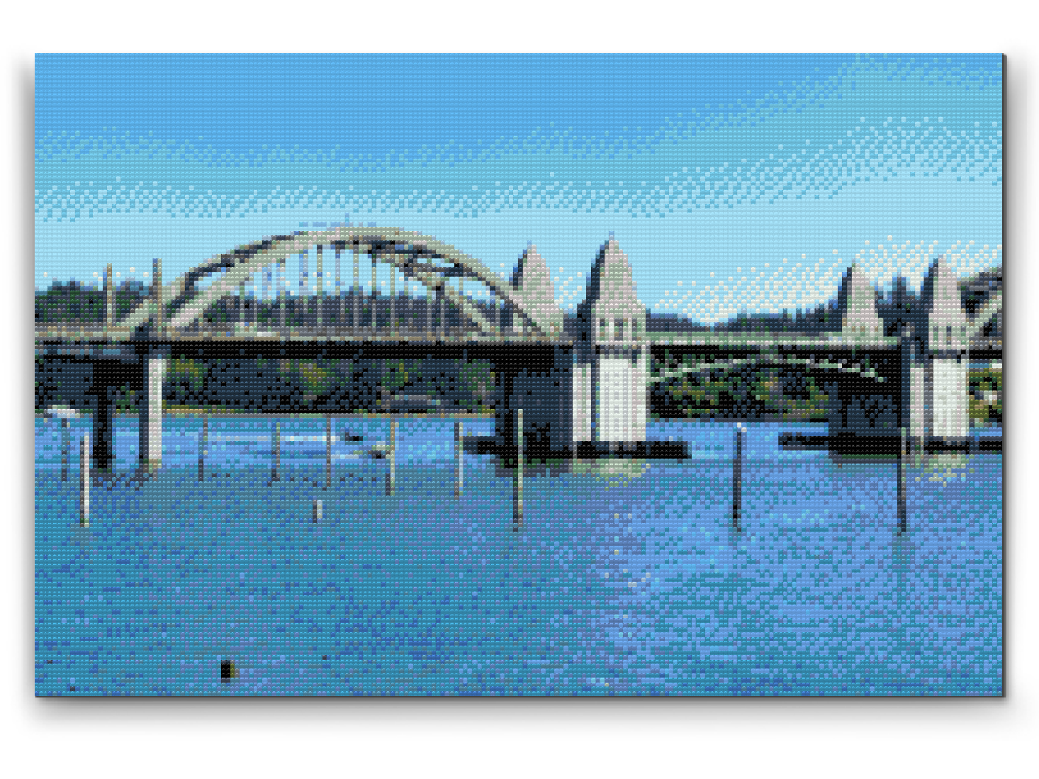 Diamond Painting - Siuslaw-flodbroen