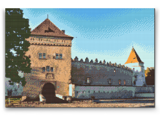 Diamond Painting - Kežmar Slot, Slovakiet