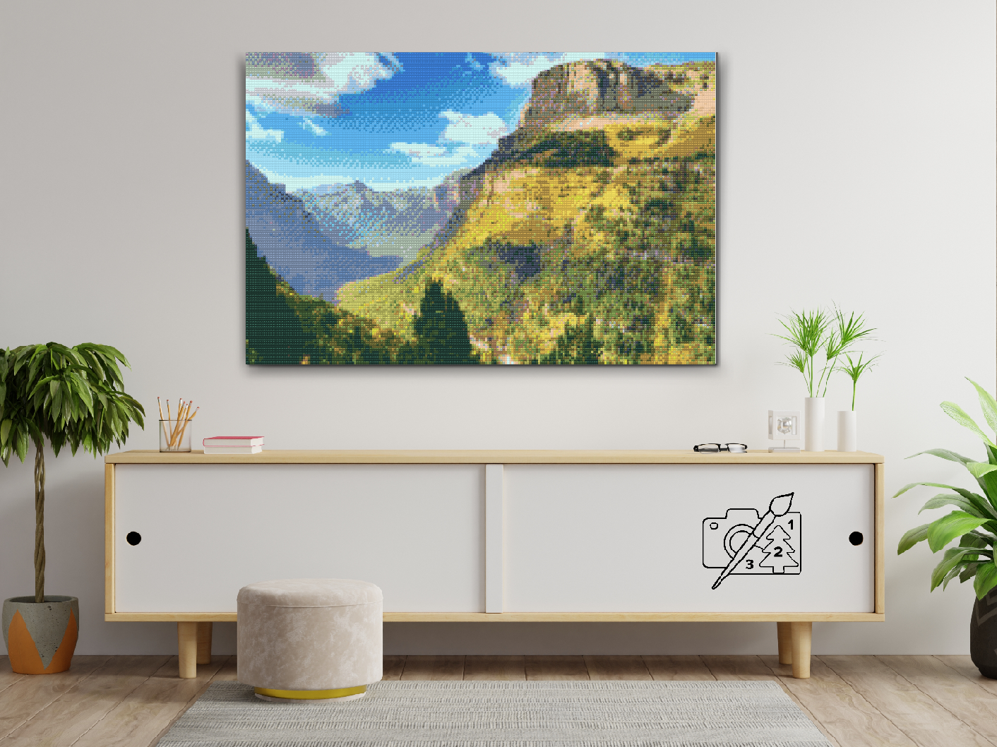 Diamond Painting - Ordesa Canyon, Spanien 2