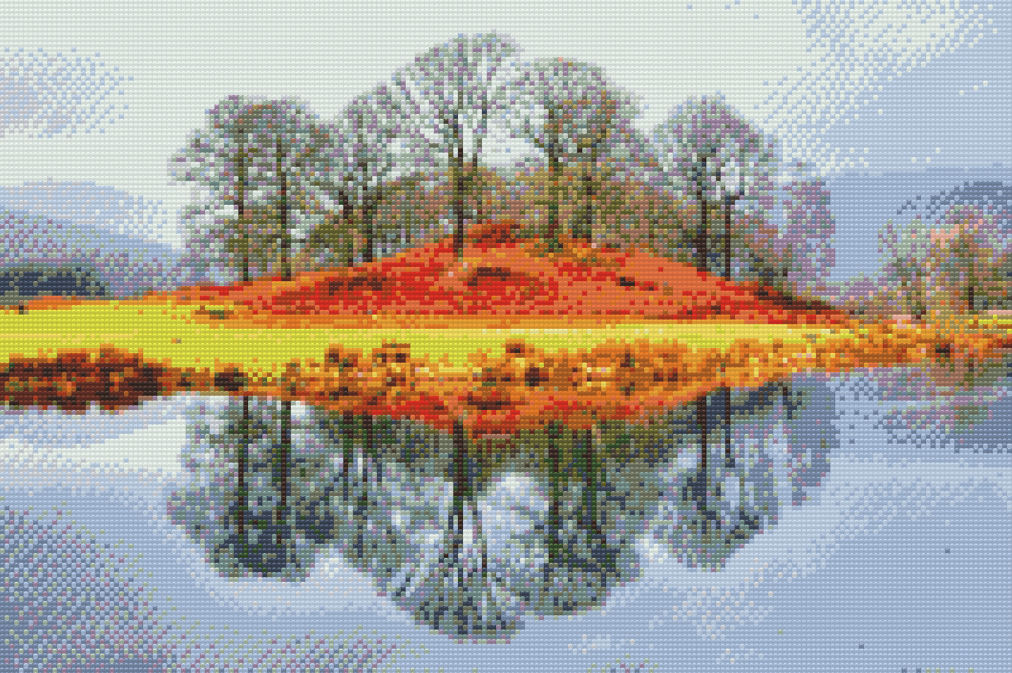 Diamond Painting - Lake District Cumbria, Storbritannien