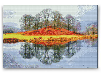 Diamond Painting - Lake District Cumbria, Storbritannien
