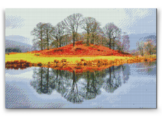 Diamond Painting - Lake District Cumbria, Storbritannien