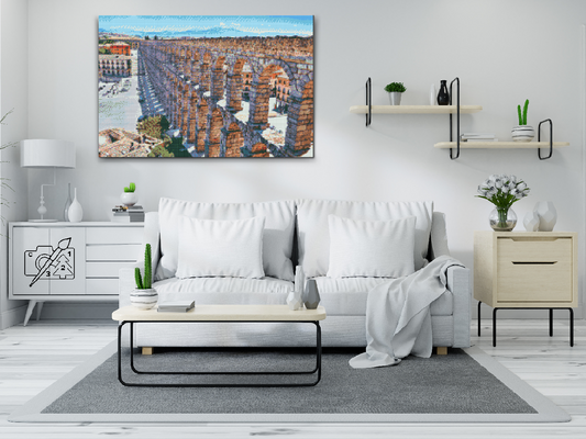 Diamond Painting - Akvædukten i Segovia, Spanien