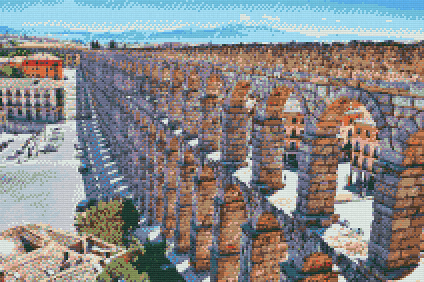 Diamond Painting - Akvædukten i Segovia, Spanien