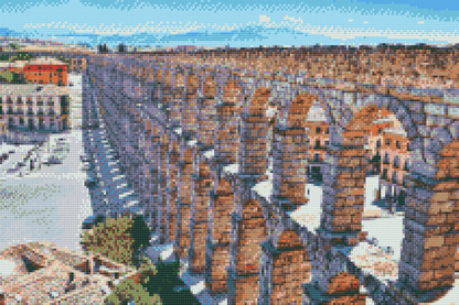 Diamond Painting - Akvædukten i Segovia, Spanien
