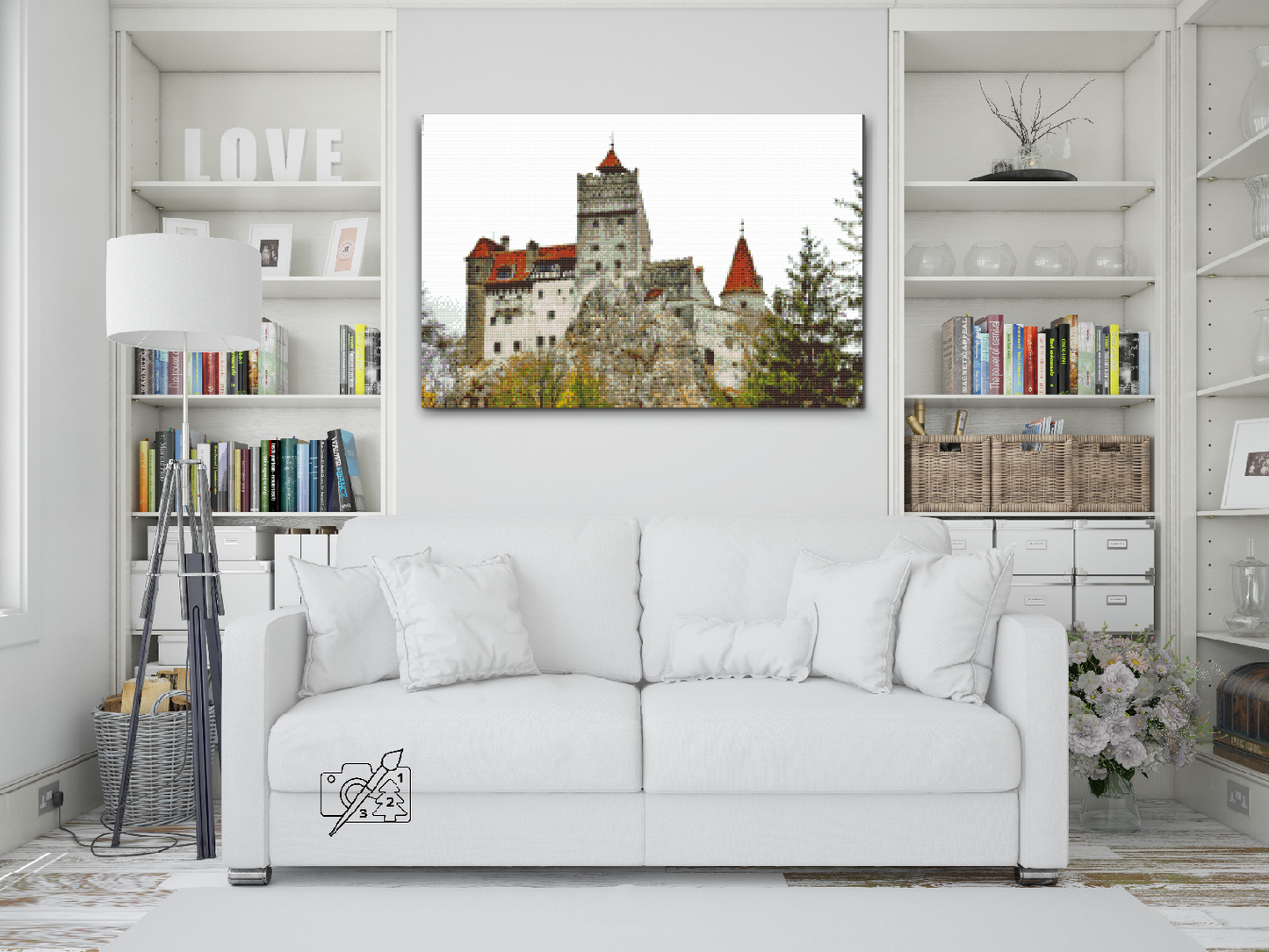 Diamond Painting - Castle Bran, Rumænien
