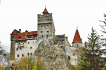 Diamond Painting - Castle Bran, Rumænien