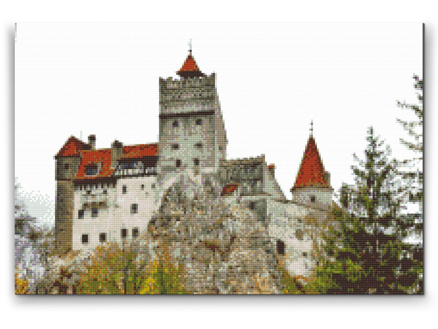 Diamond Painting - Castle Bran, Rumænien