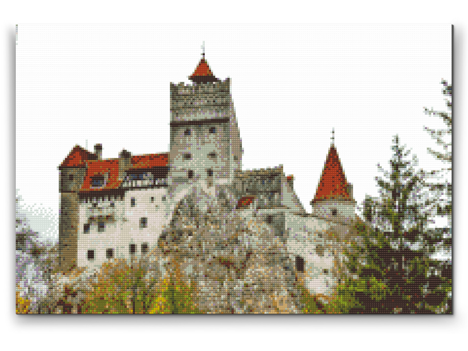 Diamond Painting - Castle Bran, Rumænien