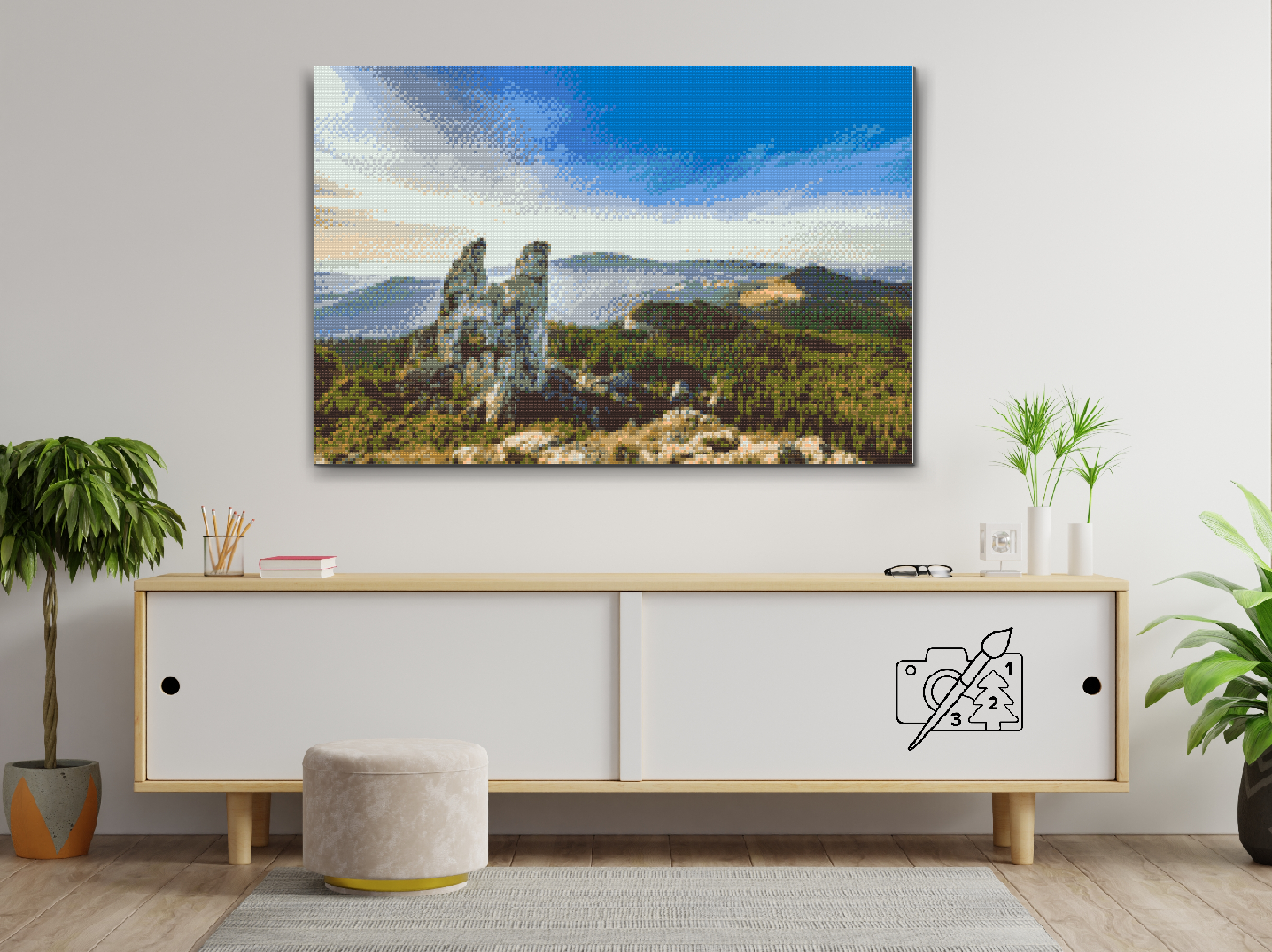 Diamond Painting - Pietrele Doamnei, Rumænien
