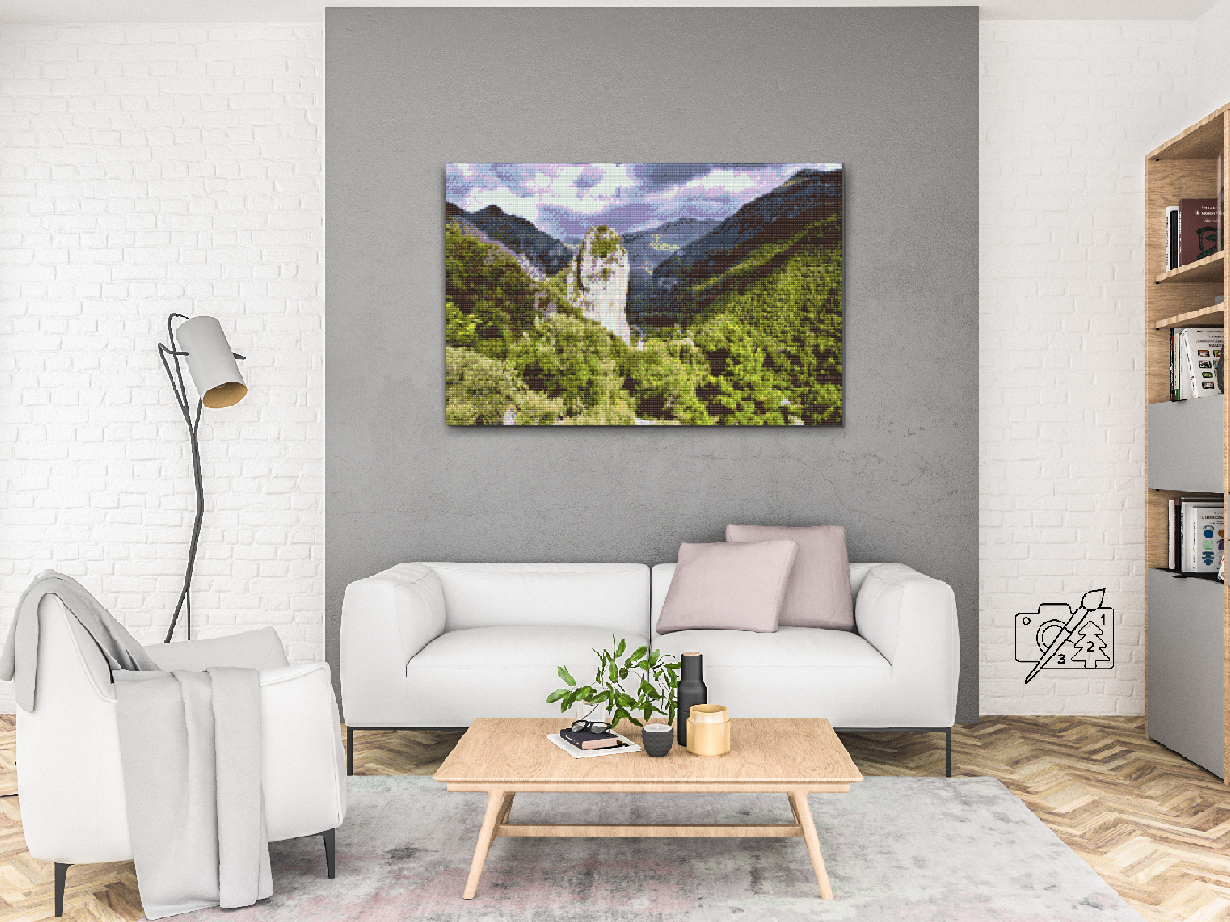 Diamond Painting - Orsomarso, Calabrien