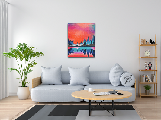 Diamond Painting - Vinterlandskab 2