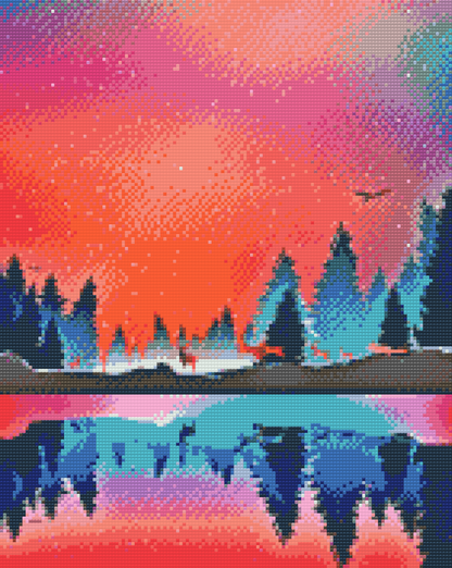 Diamond Painting - Vinterlandskab 2